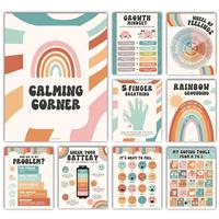 Muted Retro 14" x 11"