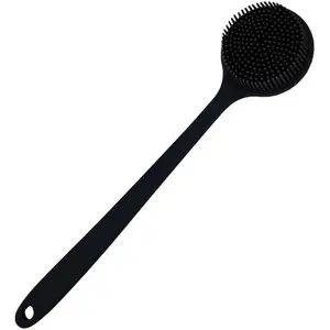 Silicone Body Scrubber, Long Handle Back Scrubber for Shower, Silicone Body Brush Shower Scrubber For Body, Shower Srush Back Brush Body Exfoliator Bathroom Supplies