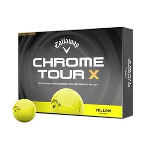 Callaway Golf Chrome Tour X Yellow Golf Balls