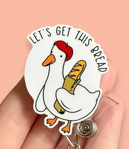 Goose badge reel - Funny badge reel - Badge clip - Badge reel for men - Gift for coworker