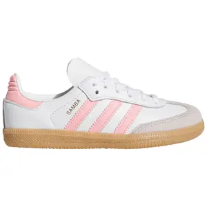 adidas Samba OG White Semi Pink Spark JP5484 Kids Fashion Shoes New