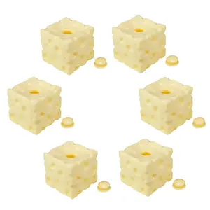 6pcs DIY Handmade Cheese Ball Skin Kit, Stress Relief Craft Set, Homemade Cheese Balls, Creative Kitchen Accessories, Fun Food Decoration