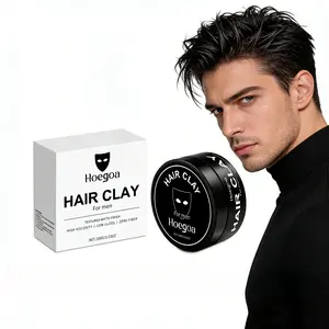 Men's Matte Finish Hair Clay - Natural Volume, Soft Shine, Long-Lasting Hold & Textured Styling - Quick Application, Non-Greasy Formula for Effortless Hairstyling, 100g Professional Grade for All Hair Types