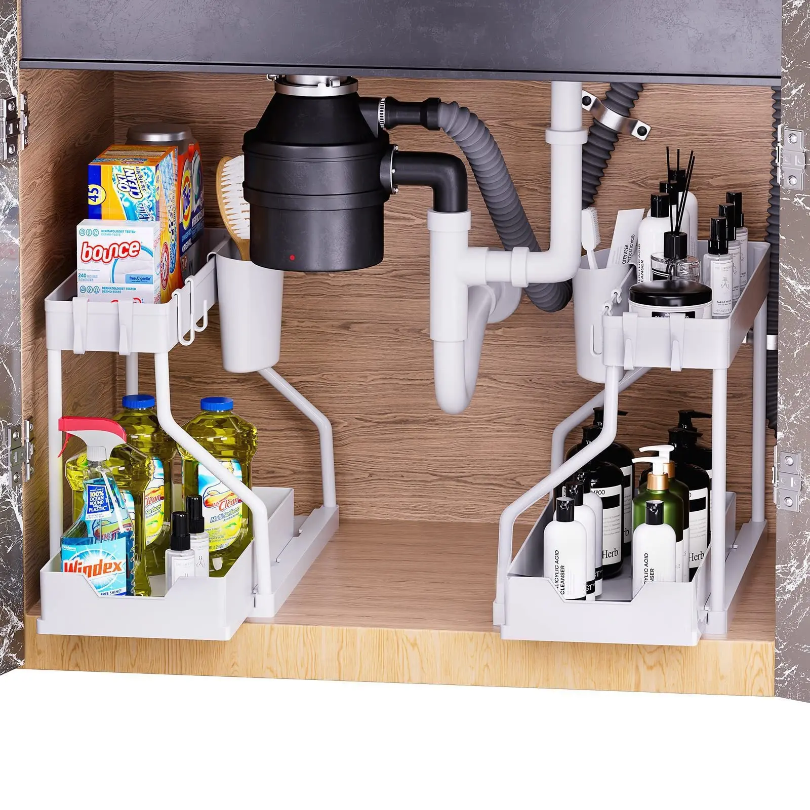 3-Tier Expandable Kitchen Shelf Heavy Duty No Drilling Space Saving Organizer for Small Kitchens Apartment Must Haves Countertop Clutter Solved - Organiser, Boxes