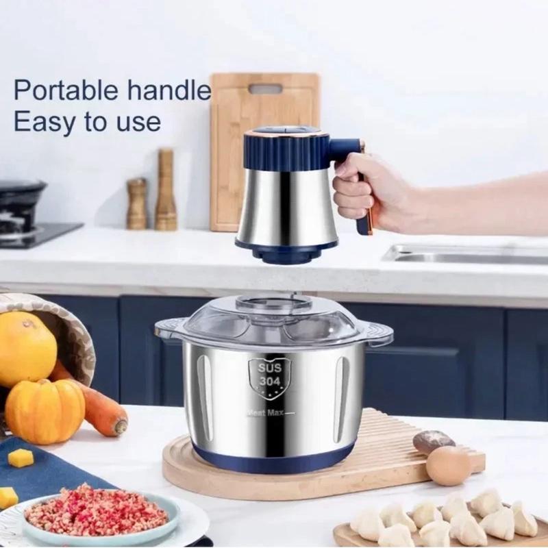 5L Electric Meat Grinders 304 Stainless Steel Food Crusher Vegetable Slicer SUS304 Meat Max