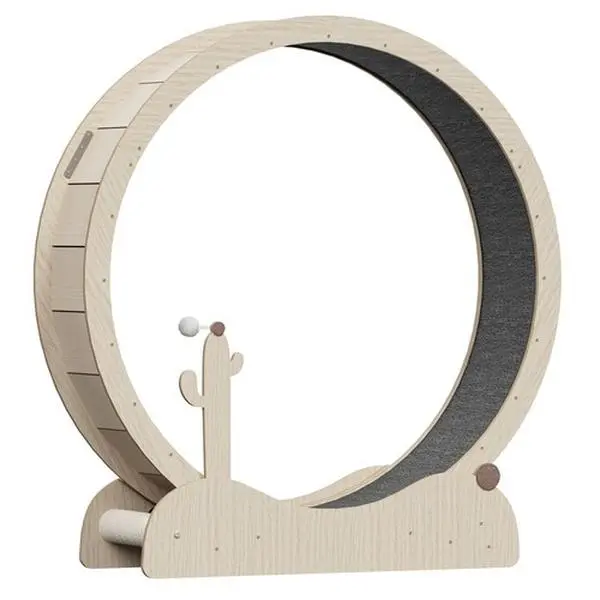 Large Cat Exercise Wheel 47" Safety Cat Treadmill for Indoor Cats Running Wheel
