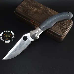 3CR High Hardness Stainless Steel Outdoor Folding Knife Multifunctional High Hardness Sharp Self-Defense Folding Knife Camping Fruit Knife G10 Handle,  Outdoor Camping Driving Survival EDC Tool, The Best Gift.