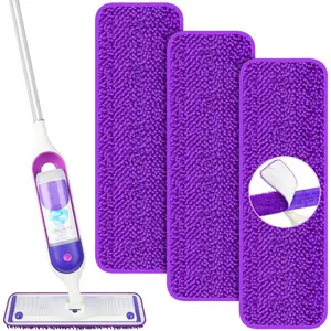 Household daily necessities Microfiber Mop Pads for Swiffer PowerMop: Papclean Wet Dry Mopping Pads Refill - 3 Pcs Reusable Cloths for 13" -15" Power Mop Wood Multi-Surface Floor Cleaning