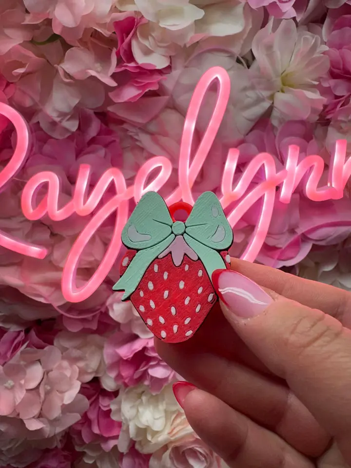 STRAWBERRY CAN OPENER-3D PRINTED STRAWBERRY CAN OPENER-3D PRINTED