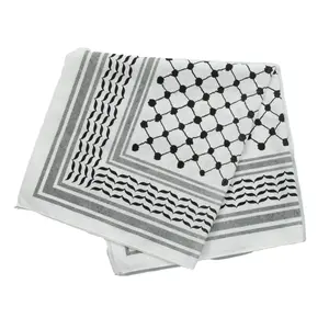 White Kuffiyeh Bandana