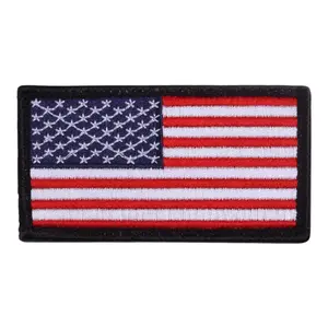 Rothco American Flag Patch - US American Flag Hat Patches With Hook Back