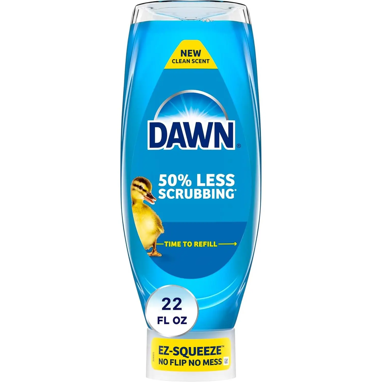 Dawn EZ-Squeeze Ultra Dish Soap Refill, Original Scent Dishwashing Liquid 22 fl oz, Ultra Concentrated Grease Cutting Dish Soap for Hand Washing Dishes, Kitchen Cleaning and Household Use