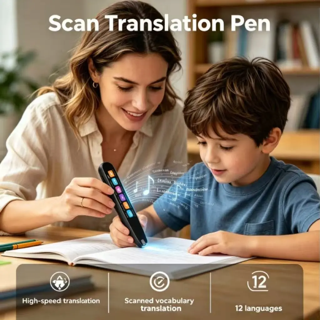 Portable Smart Translation Pen, Multi-Language Scan Translator, Ideal for Students, Travelers, Business, Universal Dictionary Pen, Digital Products
