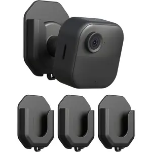 3 Pack Blink Camera No Drill No Screws Wall Mount Bracket for Blink Mini /Mini 2 /Blink Outdoor 4 /Blink Indoor Camera, HBV Adhesive Mount