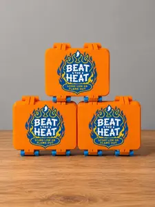 Beat The Heat Card Game 3D Printed Travel Case | Orange Blue Organizer Box