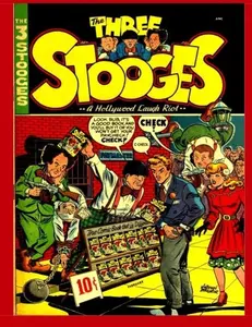 USED-The Three Stooges Vol. 1 #1: Golden Age Comedy Comic 1949 by Kari A Therrian (Paperback)