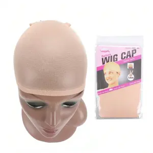Newest Hot-Selling Wig Stockings Net Cap Head Cover High Elasticity Wig Hair Net Easy And Convenient