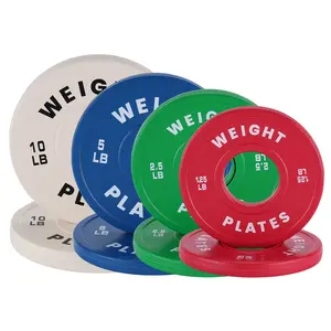 37.5LB Bumper Plates Set - 2-Inch Rubber Weight Plates for Precision Strength Training, Multiple Options Weights for Barbell, Gym Barbell Weight Set for Home & Commercial, (1.25LB+2.5LB+5LB+10LB)*2