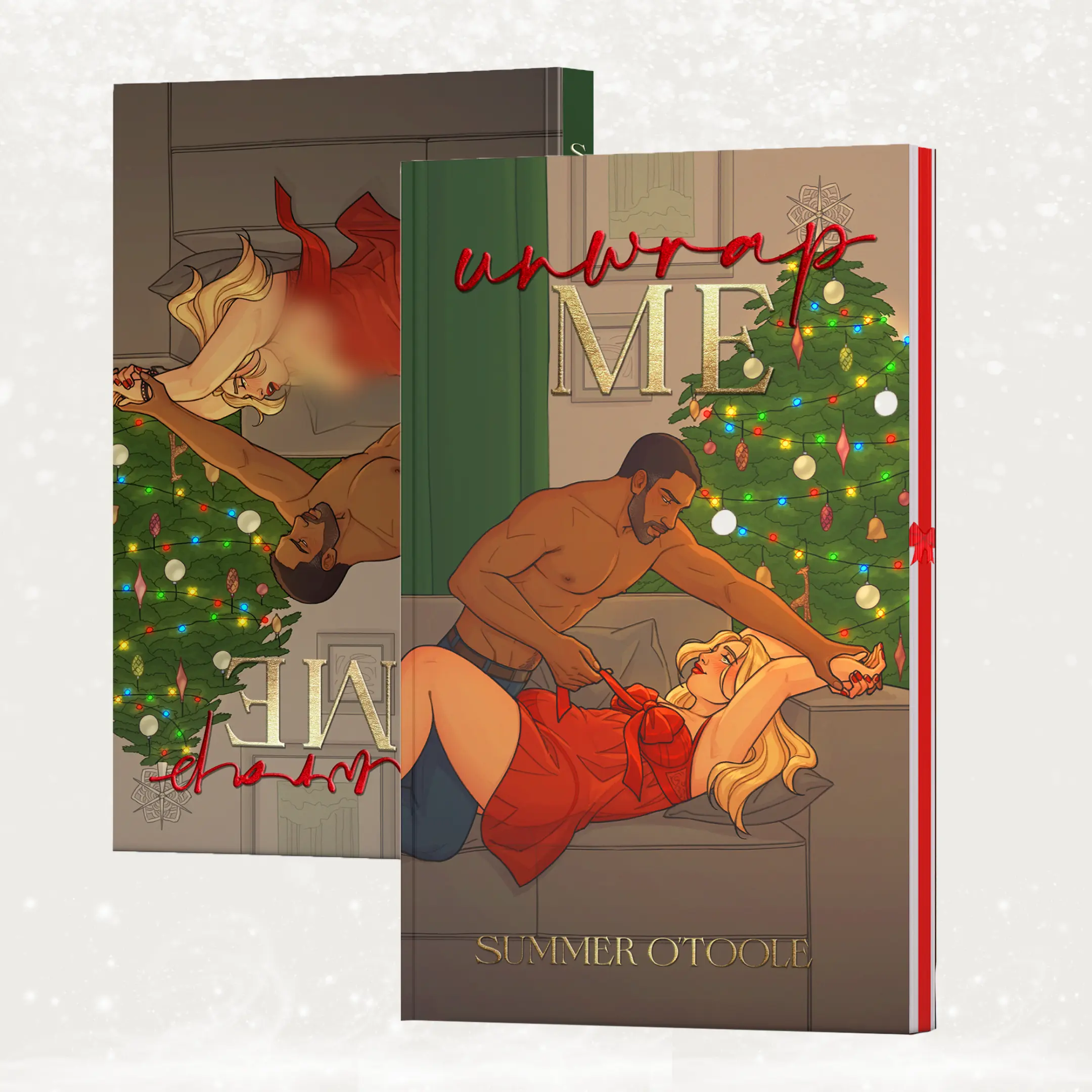 Unwrap Me Author Exclusive Edition w/ Flip-Flop Cover, Red & Gold Foiling, Sprayed Edges ,Hand Signed