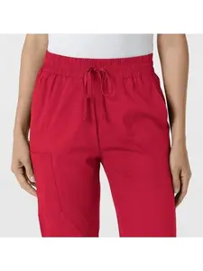 Wink Boundless Scrubs for Women, Bootcut Scrub Pant - Red, M