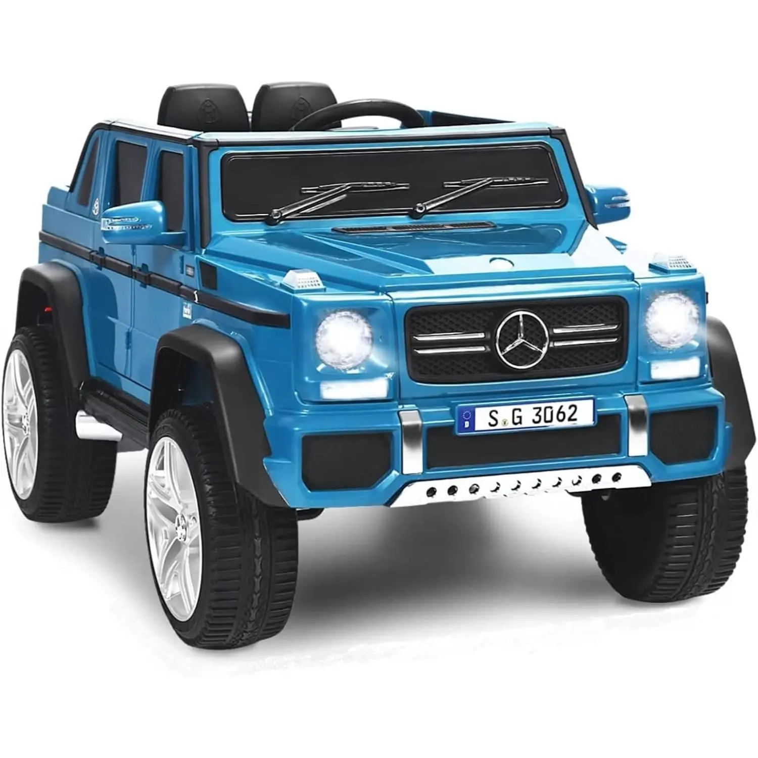 Two Seats - Navy - Mercedes-Benz Maybach G650