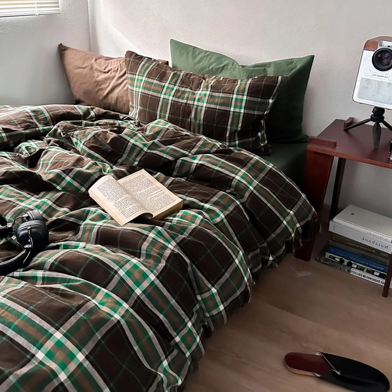 A1#24 Brown & Green Plaid