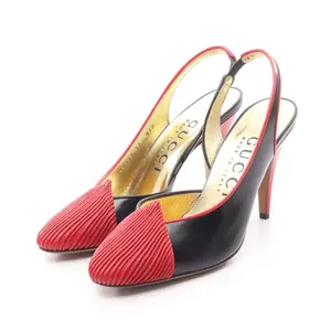 Pre-owned GUCCI Other Small Leather Goods Slingback Leather Pumps