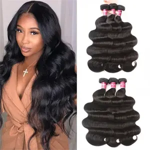 QVR Hair 30 inches Luxury Salon Quality Brazilian Virgin Bundles 100% Human Hair Body Wave Wigs Glossy Hairbundles Christmas sale