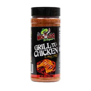 GRILL-TU-CHICKEN Seasoning - Sr. Michelado - Bottle Spice powder seasoning GRILL-TU-CHICKEN Seasoning - Sr. Michelado - Bottle Spice powder seasoning
