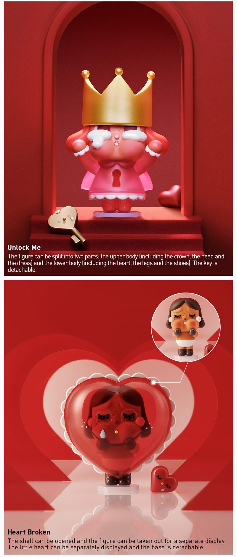 POP MART CRYBABY Crying For Love Series Figures, Blind Box POP MART CRYBABY Crying For Love Series Figures, Blind Box