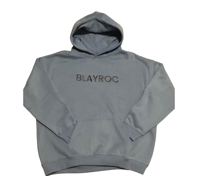 Blayroc Light Blue Oversized Hoodie