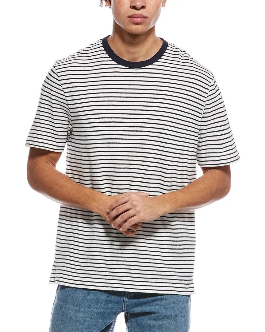Hugo Boss Taut Linen-Blend Knit Shirt