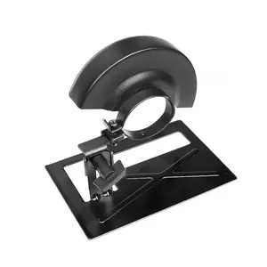 Angle grinder stand guard adjustable wood cutting machine accessories safety tool parts base plate, saw blade not included
