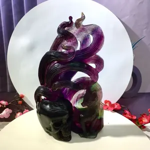 fluorite carved ornaments
