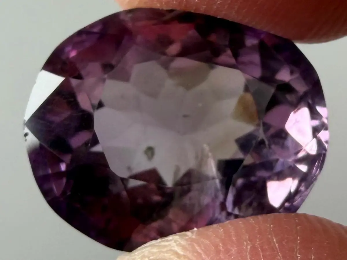 Purple Amethyst 25.5 ct Large Cushion Cut Faceted Loose Gemstone