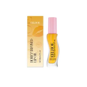 EELHOE Honey Flavor Moisturizing Lip Oil Gentle Hydrating Moisturizing Soft Lip Skin Daily Care Lip Oil