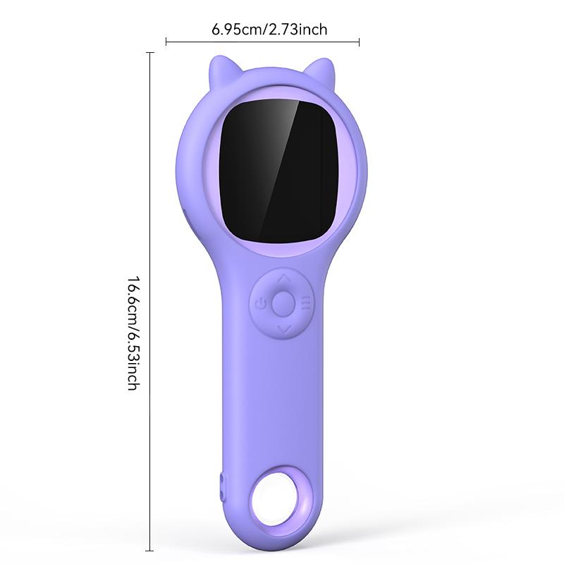 Children's Portable Microscope, Suitable for Kids and Adults,Mini Handheld Pocket Digital Microscope, IPS ScreenElectronic Magnifier, with 8 Adjustable LEDs and Photo andVideo Capture Functions, as Children's Birthday
