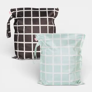 Heccei 2-Pack TinyTote Wet Dry Bag Set | Waterproof Organizer for Daycare, Gym & Swim | Leak-Proof Reusable Travel Storage for Parents & Fitness Enthusiasts