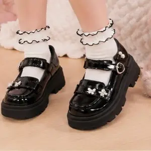 Black Platform Mary Jane Shoes
