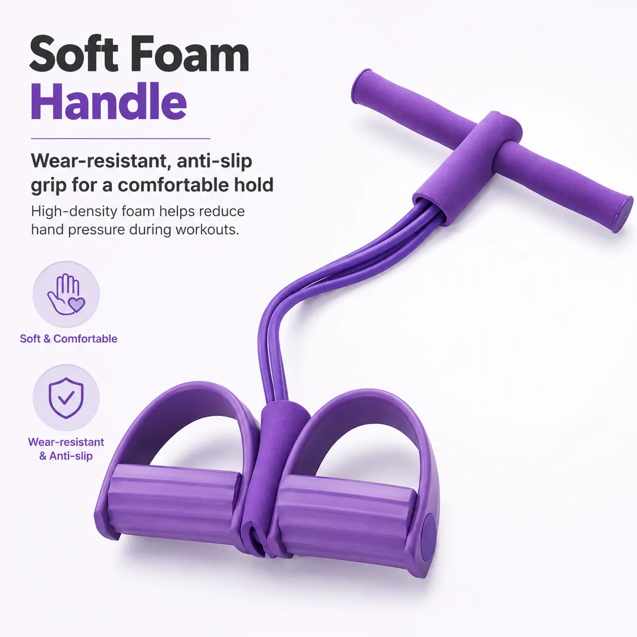 Multi-functional Pedal Resistance Band Trainer - Portable Exercise Equipment, Abdominal Exercise Machine, Arm Workout for Women, Home Gym Equipment, Resistance Band Workout Tool, Father's Day Gift