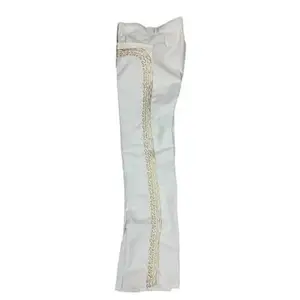 Pantalón Charro Económico color Hueso con Oro