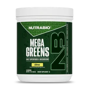 NutraBio Mega Greens Superfood Powder