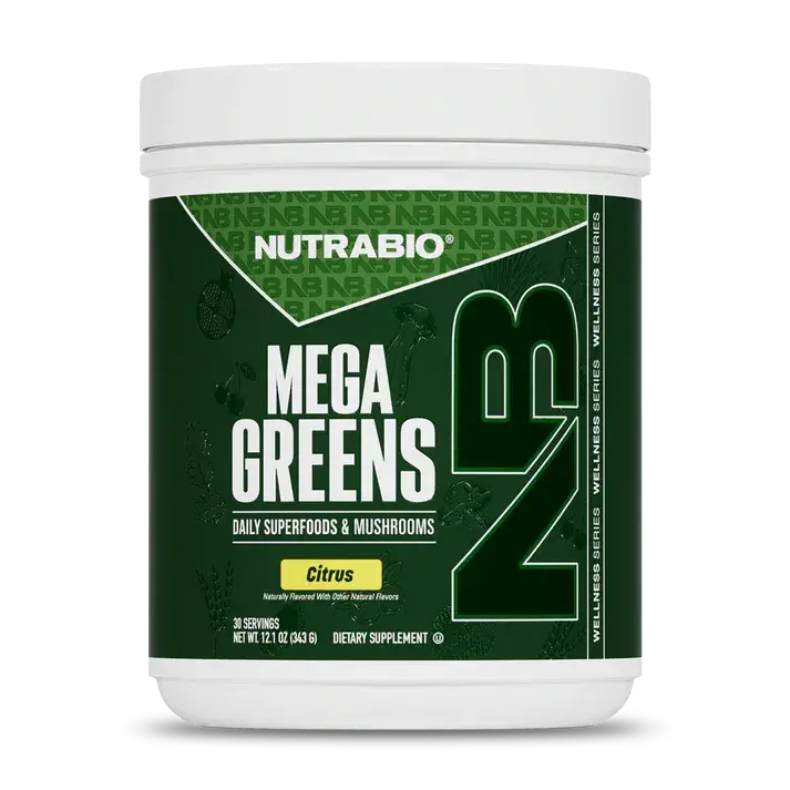 NutraBio Mega Greens Superfood Powder