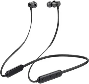 Bluetooth Headphones Neckband 20Hrs Playtime V5.0 Wireless Headset Sport Noise Cancelling Earbuds w/Mic for Gym Running Compatible with iPhone Samsung Android(1PACK)