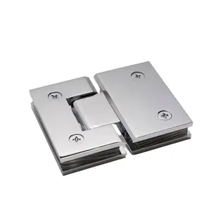 GHS-243C - 180° Square Edge Glass to Glass Hinge
