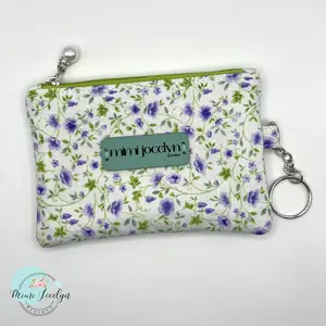 'Zoe' Quilted Keychain Wallet