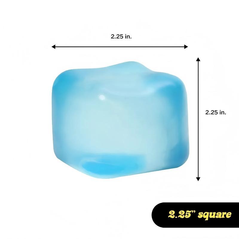 Nice Cube Super Solid Squish - Ice-Themed Cubes for Kids & Adults - Stress Relief Toys, Fidget Toys, Anxiety Relief, Sensory Play,Taba Squishies