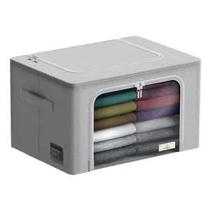 Sorbus Medium Foldable Storage Bin with Window