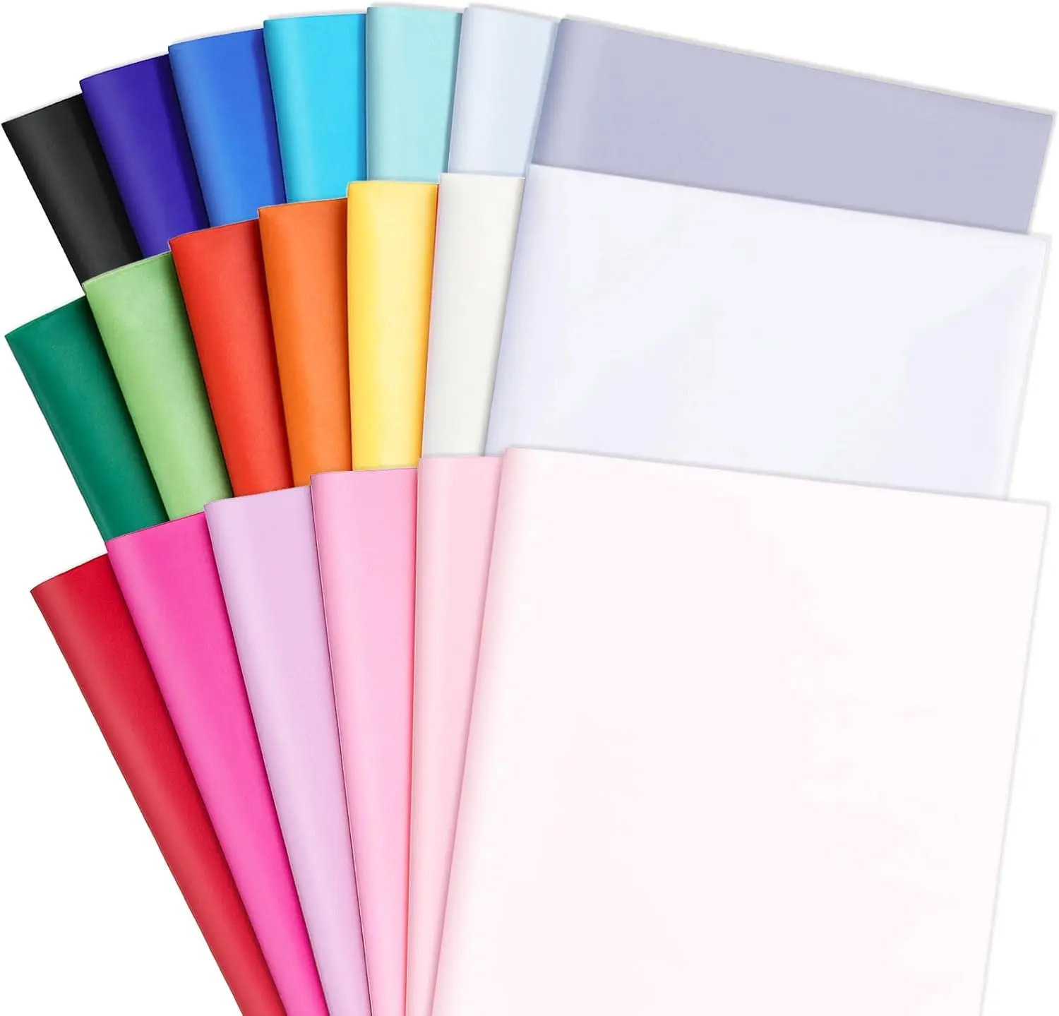 Bulk Reusable Wood Pulp Tissue Paper (160 Sheets, 20x14 in) - Colored Paper Pulp Gift Wrapping Supplies for Christmas, Birthday-Themed Gifts & Wrapping, DIY Crafts
