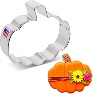 Pumpkin Gourd Cookie Cutter 3 1/2" x 3"